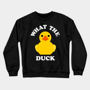 Rubber Duck Bird Quack Duckies Rubber Ducky Crewneck Sweatshirt